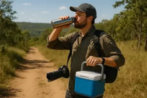 hidratação garantida em longas jornadas fotográficas